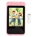 Digital Camera for Kids, 2.8 Inch Full Color Children Digital Video Camera, Auto Focus, 1080P 48MP Kids Smart Phone Toy MP3 Music Player, 180° Rotatable Lens (Pink)