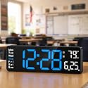 Digital Clock Large Display, 13" Large Wall Clock for Classroom