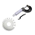 Digital Craft 0-25mm Outside Micrometer Caliper Precision Gauge Measuring Tools Micrometer High-Precision Gauging Tool Micrometer 0-25mm,Rounde Wire Gauge