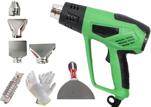 digital craft heat guns stepless adjustment airflow speed variable temperature electric power hot air heater industrial heat guns kit 2000w 2000 w heat gun