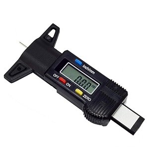 digital depth gauge 0254mm  1 inch measuring tool with large lcd display 001mm high precision inchmetric conversion electronic depth caliper with zero reset function tyre gauge