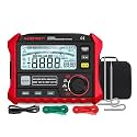 Digital Earth Ground Resistance Tester,Habotest HT2302 Megohmmeter Multimeter, HABOTEST Meter Tester for Earthing, Grounding Earthing 0-4KΩ,200V Voltage Measure with LCD Backlit Dsiplay