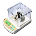 Digital Electronic Jewelry Scale Precision 0.01G Lab Balance Weight Scales with Windshield Multifunctional Measuring Scales,300g/0.01g(Power)