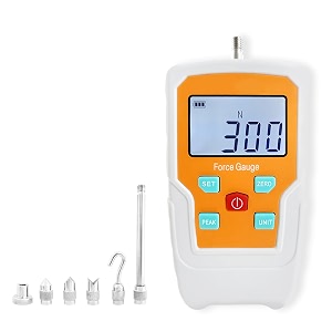 digital force gauge push and pull meter dynamometer tension pressure tester thrust meter compression load plug force destructive tests 300n30kg65lbf1080oz