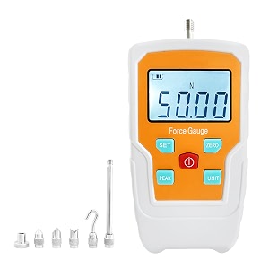 digital force gauge push and pull meter dynamometer tension pressure tester thrust meter compression load plug force destructive tests 50n5kg11lbf180oz