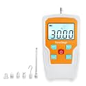 Digital Force Gauge Push and Pull Meter Dynamometer Tension Pressure Tester Thrust Meter Compression Load Plug Force Destructive Tests 30N/3kg/6.5lb/108Oz