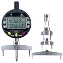 Digital Inner and Outer Radius Gauge with (10/20/30/60/100mm) Replaceable Measuring Claws,Radius Range: 5-700mm (0.2-27.5in), Measurement Range: displacements 0-12.7mm (0-0.5in)