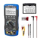 Digital Multimeter for AC/DC Voltage Current up to 1000V and 20A, 40000 Counts Voltage Tester Ammeter for Resistance Capacitance Frequency Auto Ranging Diodes hFE NCV TRMS ohm Multi Meter with Leads