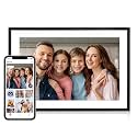 Digital Picture Frame, 10.1 Inch Picture Frame with 1280*800 HD IPS Touch Screen, Smart Digital Photo Frame Built-in 32GB Memory, Auto-Rotate Easy Setup to Share Photos or Videos via AiMOR APP (Black)