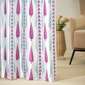 wakefit curtains 7 feet long set of 1 blocks upto 70 of light door curtains 7 feet curtains for living room polyester printed curtains decoration items for home dcor shyla