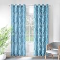 Wakefit Curtains 9 feet Long Set of 1, Blocks Upto 70% of Light, Door Curtains 9 feet, Curtains for Living Room, Polyester Printed Curtains, Decoration Items for Home Décor (Piper Blue)