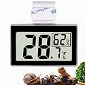 Digital Reptile Thermometer for Tank, Temperature and Humidity Monitor with Probe, Terrarium Thermometer Hygrometer for Gecko, Crested Gecko, Snake, Bearded Dragon Tank Accessories