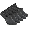 DIGITAL SHOPEE Anti-Slip No Show Low Cut Loafer Socks for Men &amp; Women with Combed Cotton for Sports, Running &amp; Hiking Pack of 5 (Free Size)