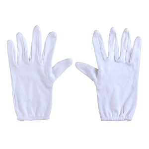 digital shopee unisex half hand gloves for dust uv rays and cold protection- white