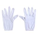 DIGITAL SHOPEE Unisex Half Hand Gloves For Dust, UV Rays And Cold Protection- White