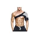 Digital Shoppy 1Pc Adjustable Compression Shoulder Brace Support with Ice Pack Holder for Injury Prevent Sprain Soreness Tendinitis Bursitis (Left)