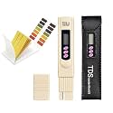 Digital TDS Meter for Water Testing | LCD Display Quality Tester with Hold Function | Portable Purity Checker for RO, Drinking Water, Aquarium &amp; Kitchen Total Dissolved Solids (TDS Meter 2 &amp; PH Paper)