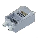 Digital Timer Switch 220V Programmable Wall Mount Timer with LCD Display, 16 Programs ON/Off, Transparent Cover, Power-Off Memory, Model KG316T-F