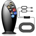 Digital TV Antenna Indoor for Local Channels - 1200+ Miles Long Range Antenna for Smart TV & Older TVs- HD Antenna Supports 4k 1080p & Amplifier Signal Booster (Juniper)