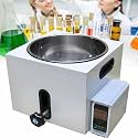 Digital Water Bath, Lab Constant Temperature Water Oil Bath, Stainless Steel Water Bath with Temperature Control Display, Lift Type Digital Heating Devices 3L