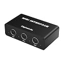 DigitalLife Stand-Alone MIDI Merge Box - 2-Input/1-Out 5-PIN DIN MIDI Interfaces, LED Indicator, Metal (No computer needed)