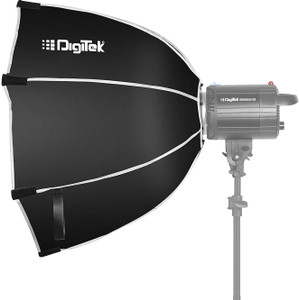 digitek 90cm octagon soft box with bowens mount comes diffuser sheets  carrying case black reflector umbrella
