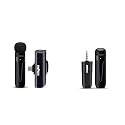 Digitek DWM-001 Wireless Microphone &amp; Receiver with Type C, Compatible for Noise Cancellation Mic Su