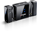 DIGITEK DWM-117 2-in-1 Wireless Mic with 70m Range & 6Hr Use for Smartphones & DSLR Camera Microphone