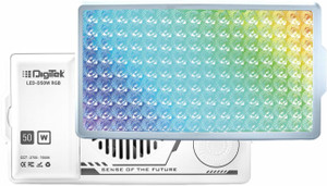 digitek led-d50w rgb 3600 lx camera led light