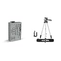 DIGITEK® (LP E8) Lithium-ion Rechargeable Battery for DSLR Camera &amp;&amp; (DTR 455 LT) (51 Inch) Tripod for Smartphones &amp; Cameras with Mobile Holder and Carry Bag, Max Operating Height