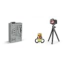 DIGITEK® (LP E8) Lithium-ion Rechargeable Battery for DSLR Camera &amp;&amp; (DTR-320 FT) Flexible Gorillapod Tripod for All Cameras and Mobile Phones with 360° Ball Head and Phone Holder