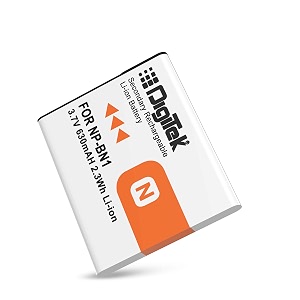 digitek np-bn1 rechargeable li-ion battery 630mah for sony digital cameras compatible with dsc-qx30 t110 t99 tf1 tx10 tx20 tx30 tx55 amp more