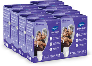 dignity overnight pant style adult diapers - xl - xxl