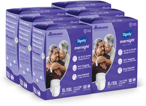 dignity overnight pant style adult diapers - xl - xxl