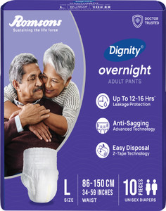 dignity overnight pant style adult diapers - l