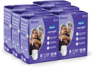 dignity overnight pant style adult diapers - m