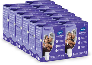 dignity overnight pant style adult diapers - xl - xxl