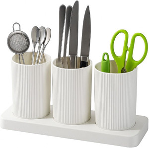 DIHOK Empty Cutlery Holder Case