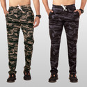 DIHOX Printed Men Multicolor Track Pants