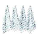 DII Basic Terry Collection Dish Towel Set, 16x26", Aqua 4 Piece (CAMZ33328)