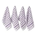DII Basic Terry Collection Dish Towel Set, 16x26, Eggplant 4 Piece (CAMZ33326)