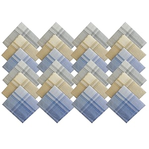 men39s 100 cotton premium handkerchiefs 48cm x 48cm