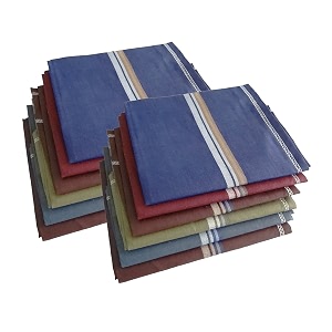 men39s 100 cotton premium handkerchiefs 48cm x 48cm