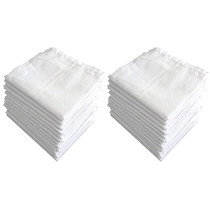 men39s 100 cotton premium handkerchiefs 48cm x 48cm