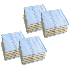 men39s 100 cotton premium handkerchiefs 48cm x 48cm