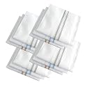 Men's 100% Cotton Premium Handkerchiefs (48CM X 48CM)