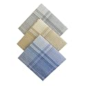 Men's 100% Cotton Premium Handkerchiefs (48CM X 48CM)