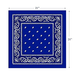 unisex cotton bandanahead wrapwristbandface coverhandkerchief for men and women 50cm x 50cm_pack of 3