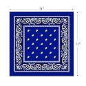 Unisex Cotton Bandana/Head Wrap/Wristband/Face Cover/Handkerchief For Men And Women (50CM X 50CM_Pack of 3)