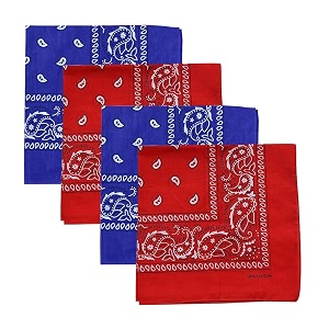 unisex soft breathable cotton paisley printed cowboy bandanasheadbandscarf multicolour_50cm x 50cm